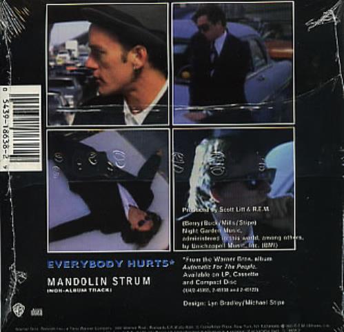 REM Everybody Hurts US CD single (CD5 / 5